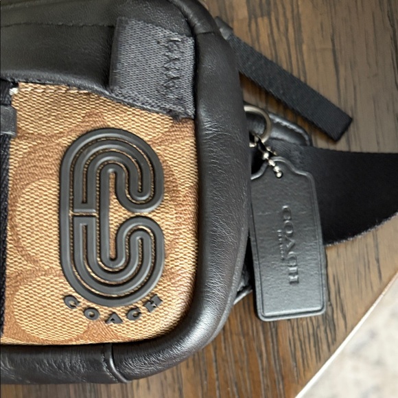 Coach Edge Belt Bag in signature coated canvas. - Picture 10 of 13